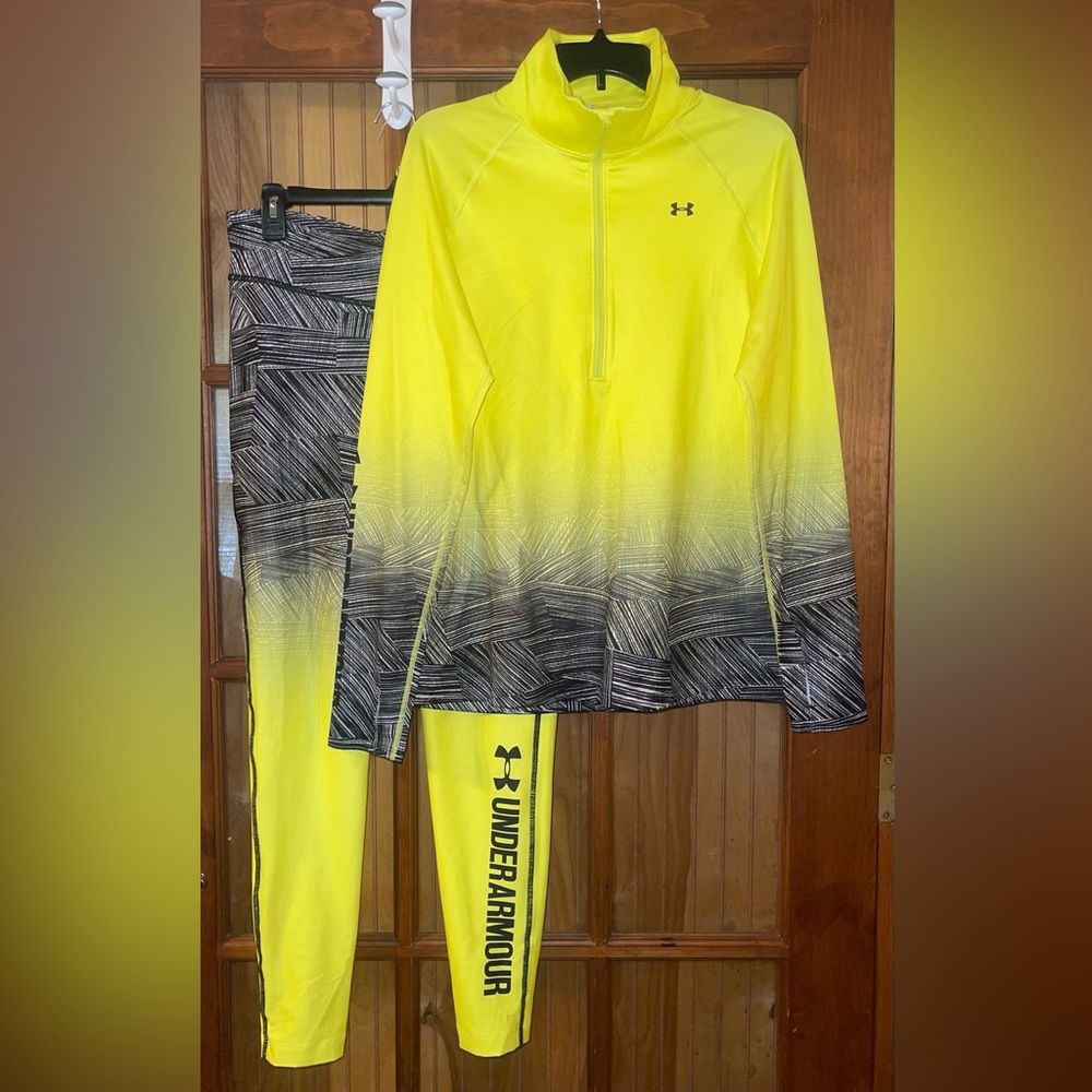 Under Armour Women's Yellow and Black Apparel